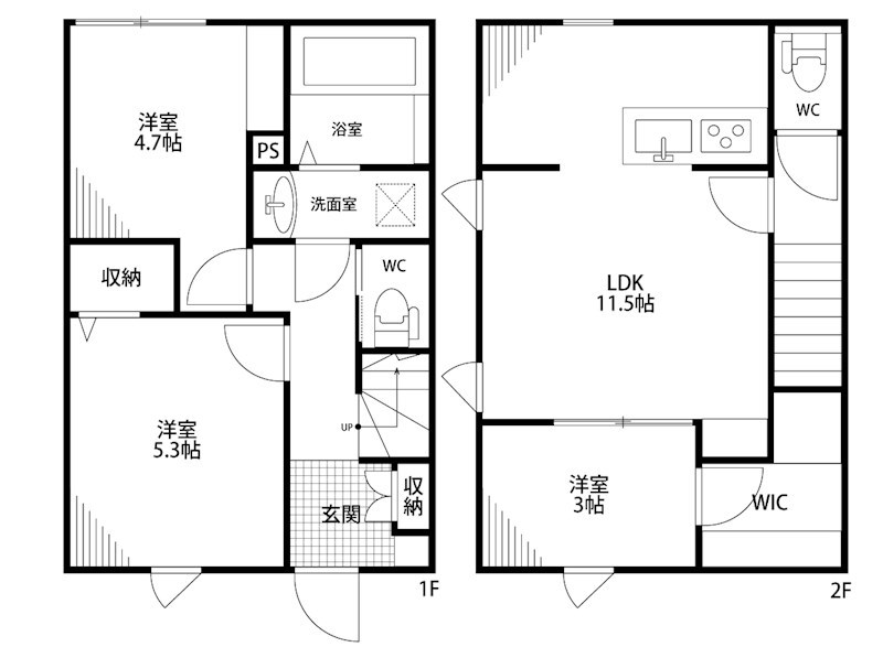 ReNARE姥ケ山 A号室 間取り