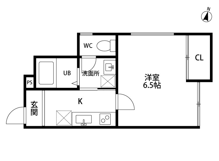 ライフワン・ホープ 103号室 間取り