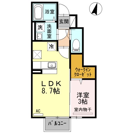 ベストハウス 102号室 間取り