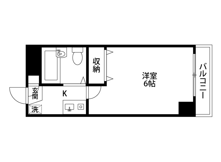 ベルトピア上所 203号室 間取り