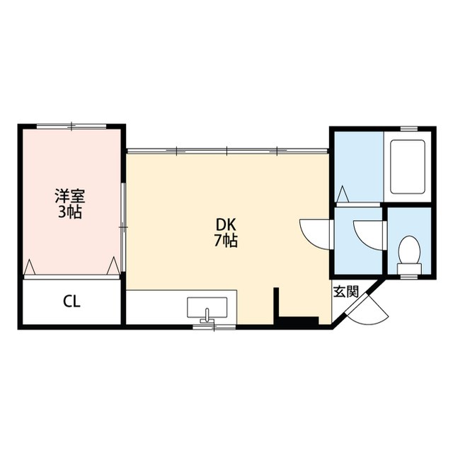 サン・フレンドヌッタリ 103号室 間取り