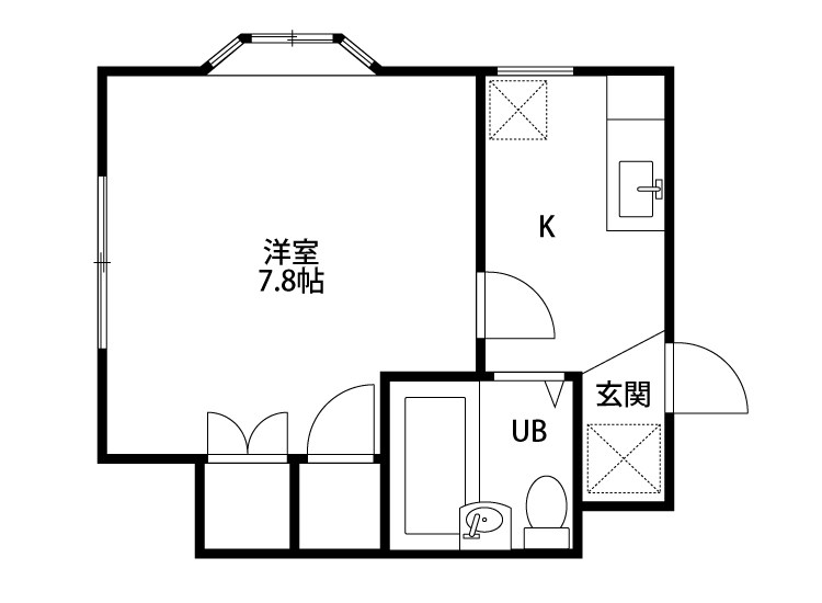 プレーンコートⅡ 間取り図
