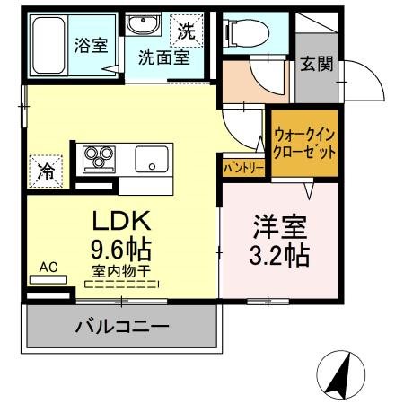ベル・スラージュ 301号室 間取り