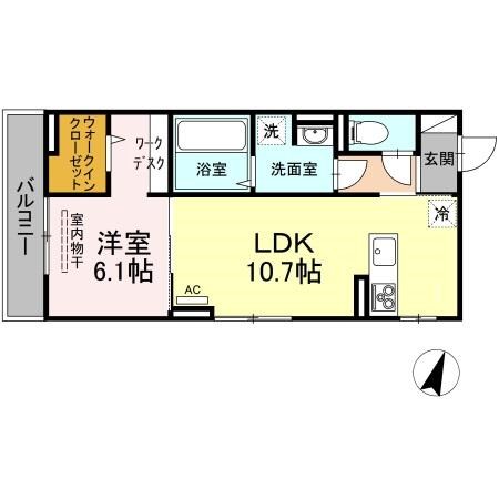 シエル 301号室 間取り