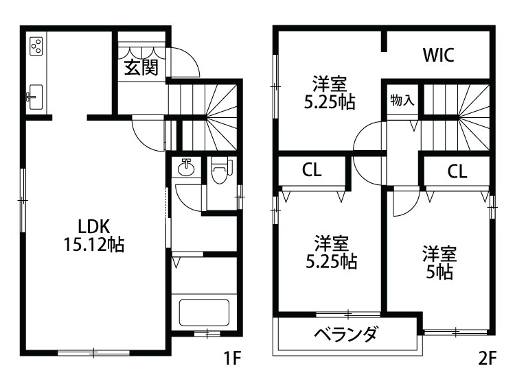 下場本町貸家  間取り