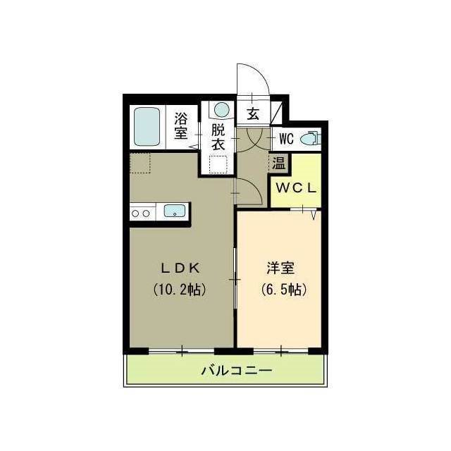 アヴァンティ 103号室 間取り
