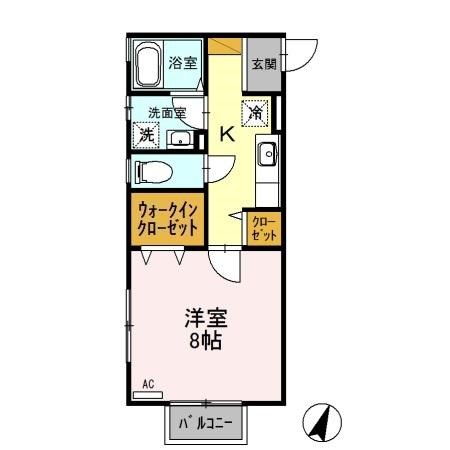 ドルフ 102号室 間取り