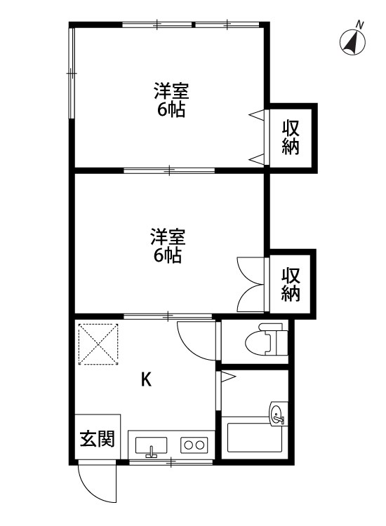 イーストマタラク 105号室 間取り