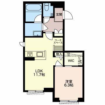 シャーメゾン　ノア 102号室 間取り