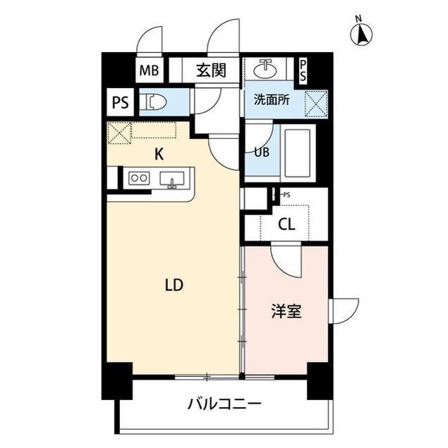 ディナミス 907号室 間取り