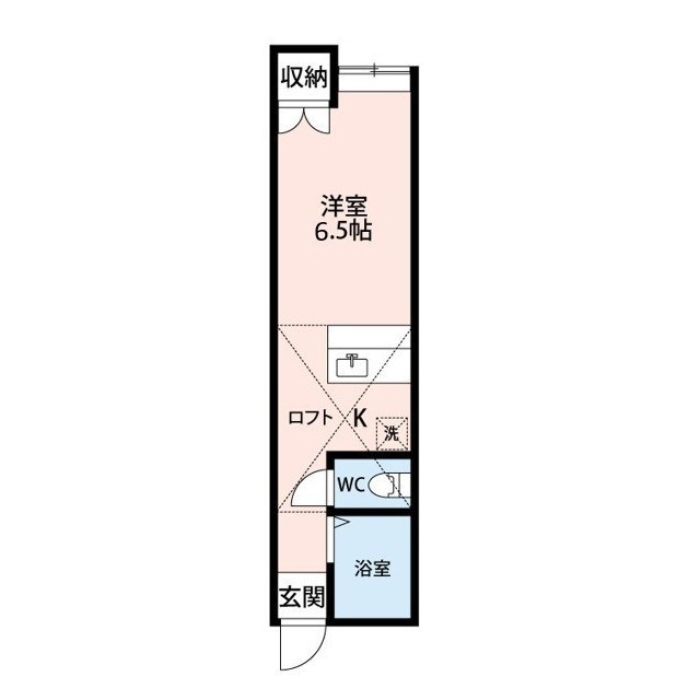 Alivio新潟近江 201号室 間取り