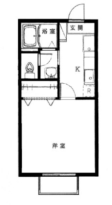 シャルムトーコー 205号室 間取り