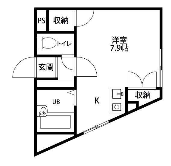 シュタットハウス 間取り図