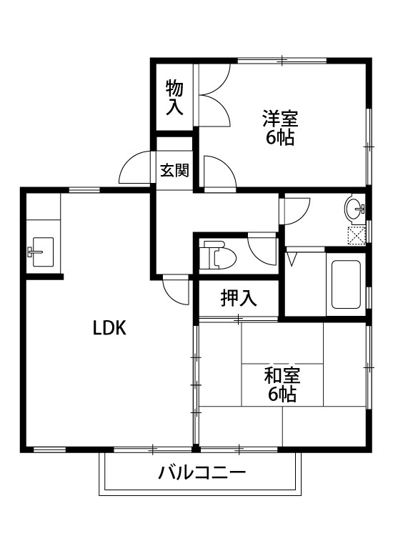 グリーンハイツⅡ 101号室 間取り