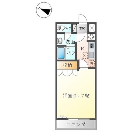 エトワール 201号室 間取り