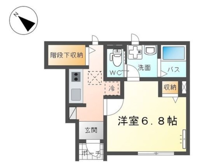 リーセント　カーサ 102号室 間取り
