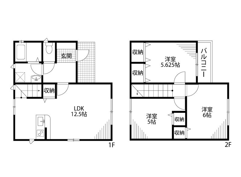 豊2丁目貸家 間取り