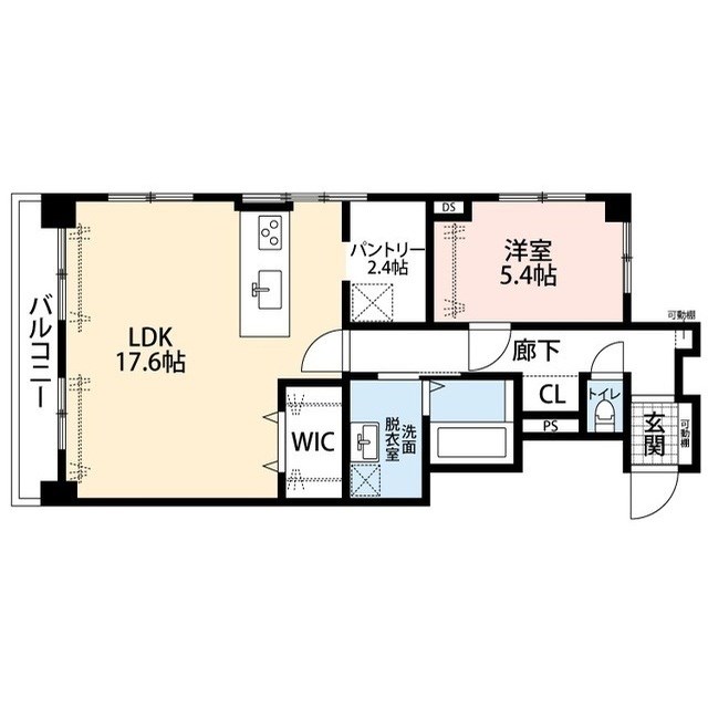 西堀セントラルハイツ 901号室 間取り
