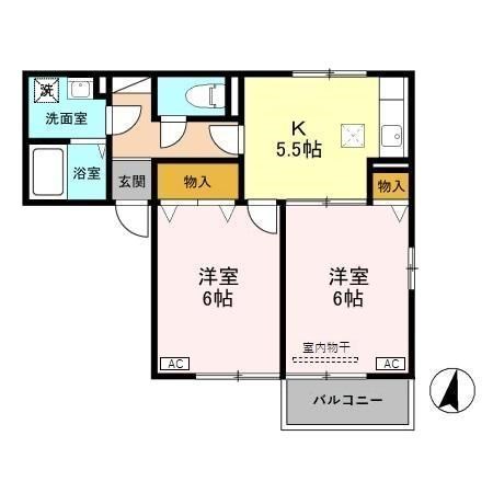 ロイヤルガーデンコートA 103号室 間取り
