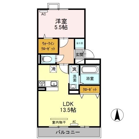 エクレール・カメリア 302号室 間取り