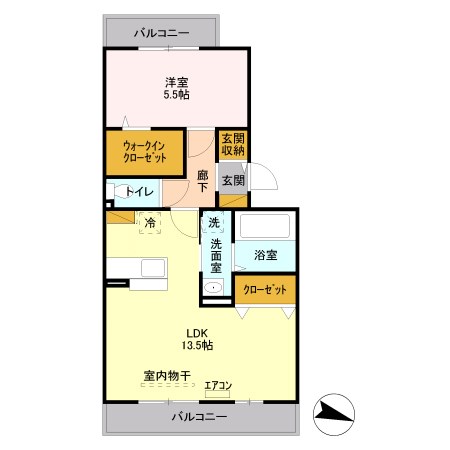 フェイバリッチ新和B 302号室 間取り