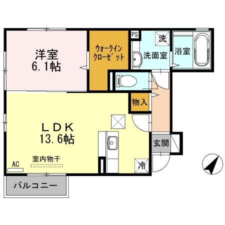 ＢＲＩＯＮ 101号室 間取り