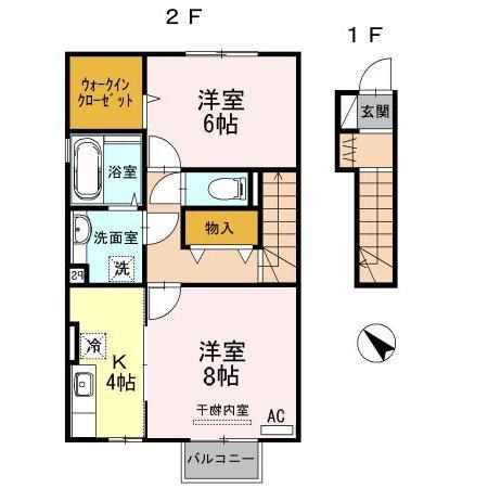 エスぺランサ 202号室 間取り