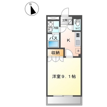 ノーブルⅣ 201号室 間取り