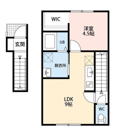 ラーク沼垂西 202号室 間取り