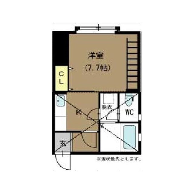 サンフレンド女池 206号室 間取り