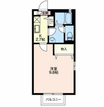 Polar Star 202号室 間取り