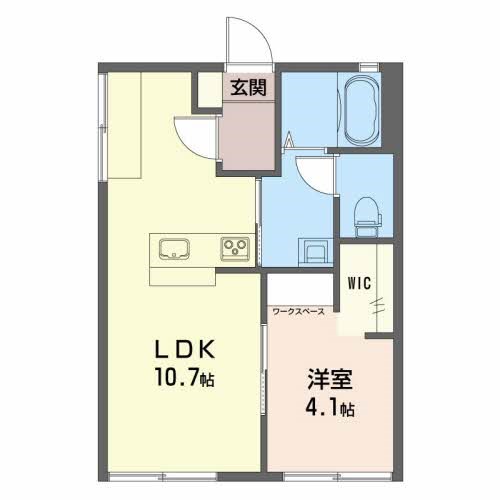 ハイツ・ユウ 102号室 間取り