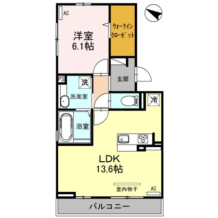 フィラエ 205号室 間取り