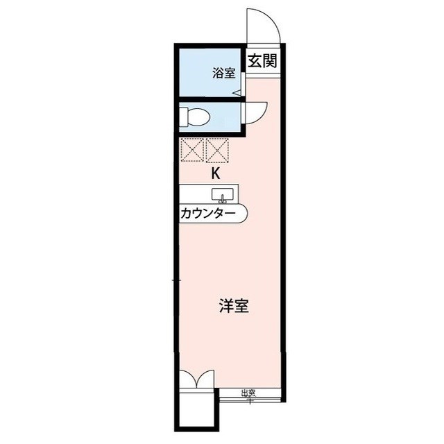 Alivio新潟石山 102号室 間取り