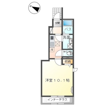 ヴィラコートサクラ 101号室 間取り