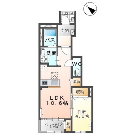 ヴィヴァレス 103号室 間取り