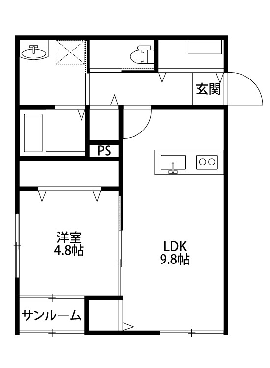 FLOURISH上所駅前 101号室 間取り