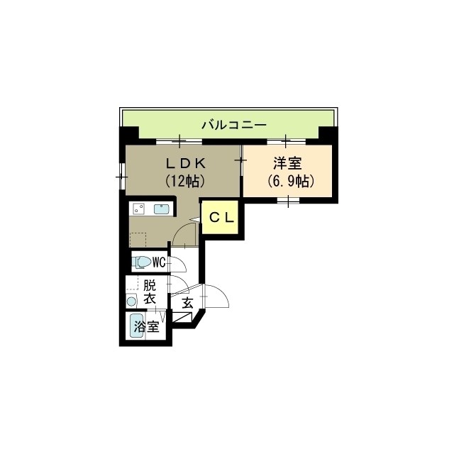 シルバーハイツ 間取り図
