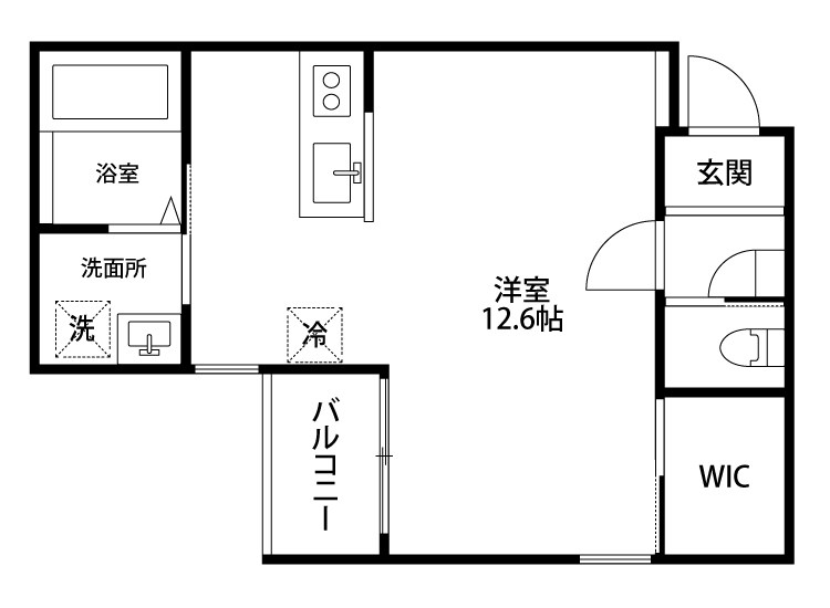 Spinel（スピネル） 303号室 間取り
