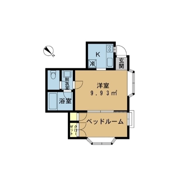クレセントイグレックⅢ 101号室 間取り