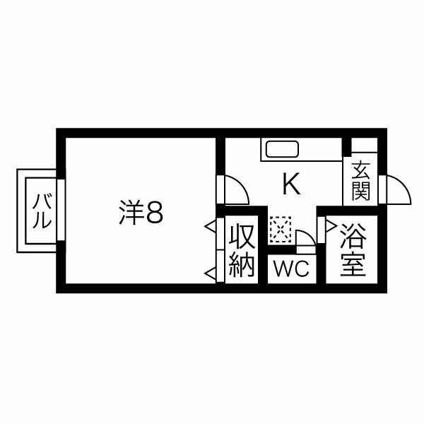 Y&rsquo;Sハウス 103号室 間取り