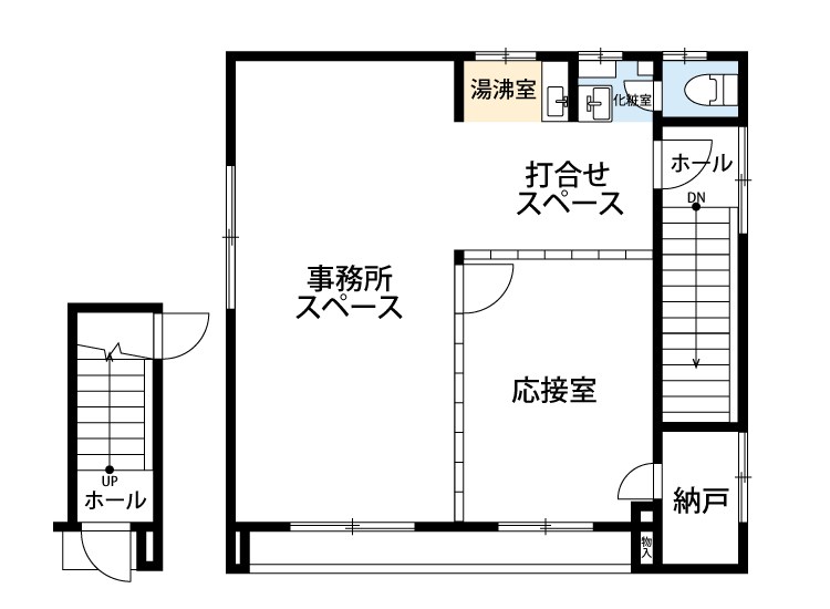 江南区亀田向陽事務所 間取り