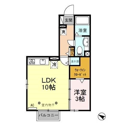 サンテラス花園 間取り図