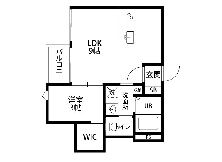 アーバンブランチ南笹口 101号室 間取り