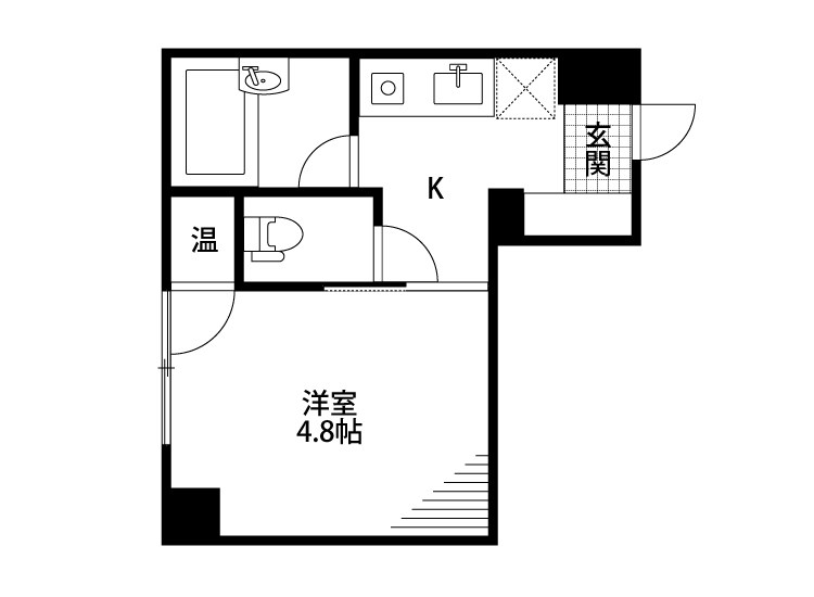 プラザ・ドゥ・ロード 402号室 間取り