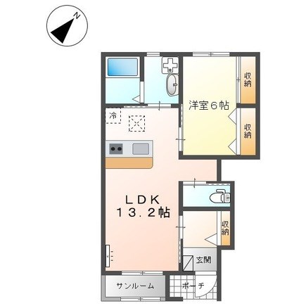 ペアリィ 103号室 間取り