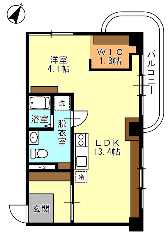 青山荘 603号室 間取り