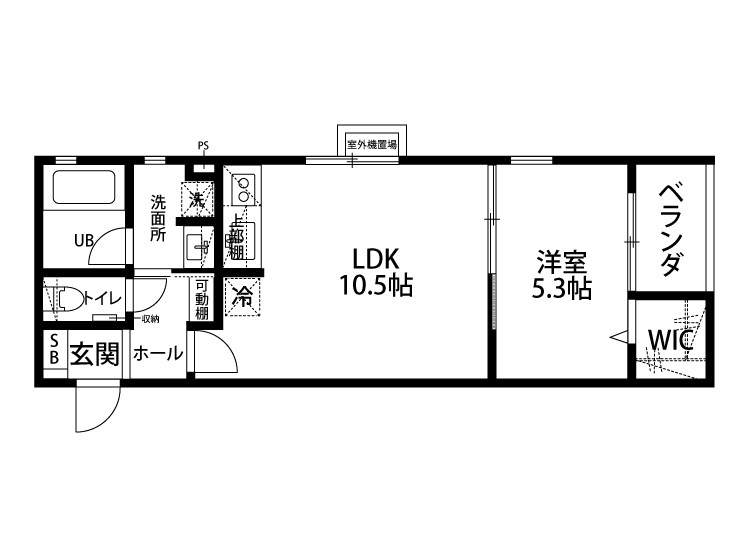 寺地アパート(仮称) 203号室 間取り