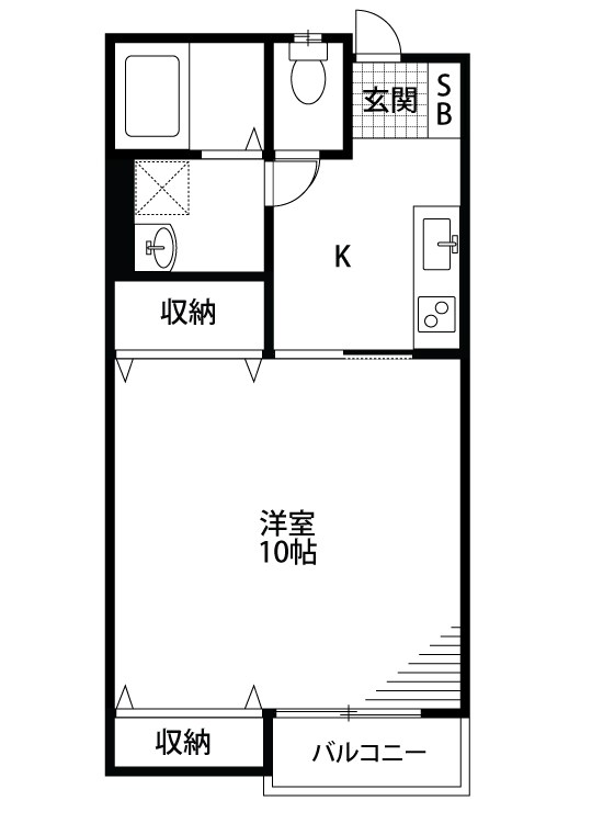 ハレクラニⅠ 103号室 間取り