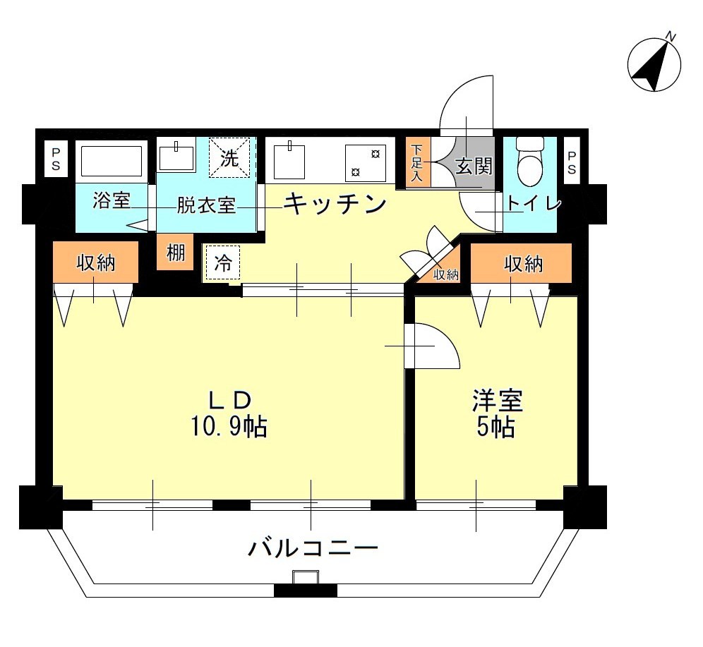 ヴィラ松波 403号室 間取り